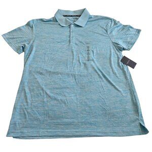 F.O.G. By London Fog Men's  Polo Short Sleeve Shirt Tiel Outerspace L